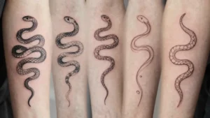 11 Snake Tattoo Outlines for a Sleek Minimal Look