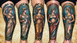 13 Greek Mythology Thigh Tattoos With Legendary Meaning