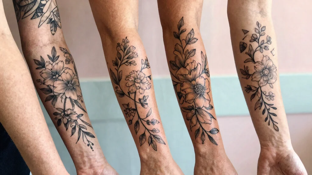 8 Beautiful Floral Vine Sleeve Tattoos Flowing Feminine and Breathtaking