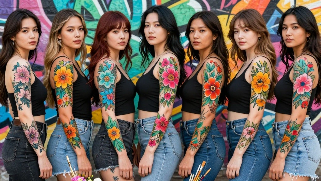 8 Vibrant Colorful Sleeve Tattoos for Women: Bold, Artistic, and Stunning