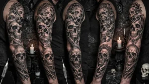 9 Bold Skull Sleeve Tattoos: Dark, Artistic, and Deeply Expressive
