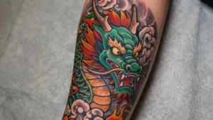 9 Fierce Dragon Sleeve Tattoos Bold Mythical and Absolutely Epic