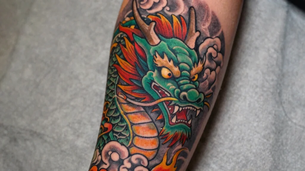 9 Fierce Dragon Sleeve Tattoos Bold Mythical and Absolutely Epic