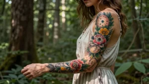 9 Meaningful Arm Sleeve Tattoos for Women Deep Symbolic and Absolutely Beautiful