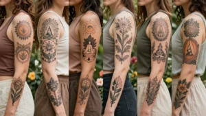 9 Meaningful Half Sleeve Tattoos for Women Deep Symbolic and Stunning