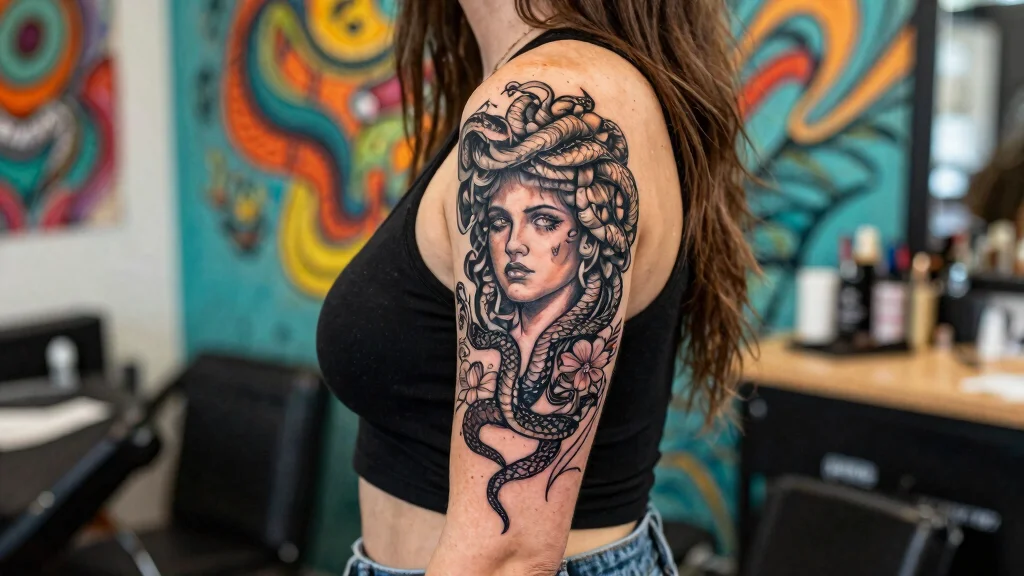 9 Striking Medusa Sleeve Tattoos for Women: Powerful, Symbolic, and Gorgeous
